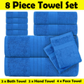 Luxury Towel Set: Wrap Yourself in Comfort with Our 8-Piece Collection - SIGMA FAUSTOSO UNIPESSOAL,LDA