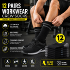 Ultimate Comfort and Durability: 12 Pairs of Men's Heavy Duty Work Socks - SIGMA FAUSTOSO UNIPESSOAL,LDA