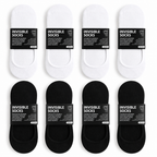 Invisible Cotton Trainer Socks - 12 Pairs Unisex Non-Slip Gym & Sports Socks - SIGMA FAUSTOSO UNIPESSOAL,LDA