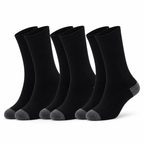 Diabetic Socks for Sensitive Feet - 3 Pairs of Cozy Non-Elastic Crew Socks for All-Day Comfort - SIGMA FAUSTOSO UNIPESSOAL,LDA