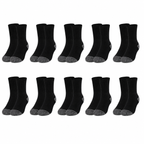 Elevate Your Wardrobe with 10 Pairs of Men's Black & White Crew Socks – Style and Comfort for Every Occasion - SIGMA FAUSTOSO UNIPESSOAL,LDA