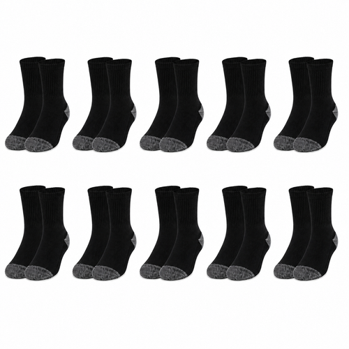Elevate Your Wardrobe with 10 Pairs of Men's Black & White Crew Socks – Style and Comfort for Every Occasion - SIGMA FAUSTOSO UNIPESSOAL,LDA