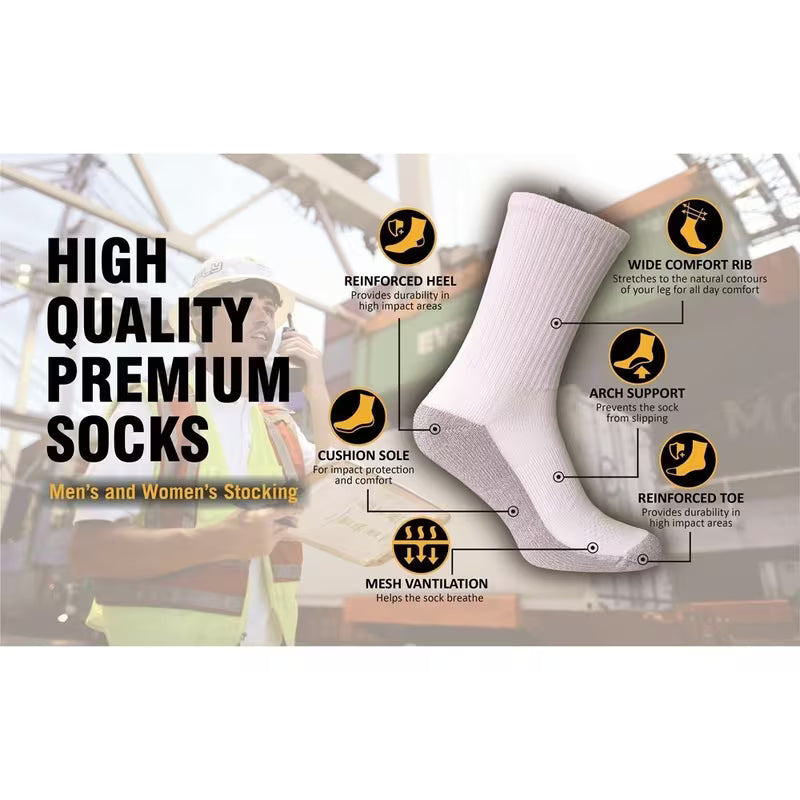 Men's Heavy Duty Work Socks – Comfort & Durability for Every Task - SIGMA FAUSTOSO UNIPESSOAL,LDA